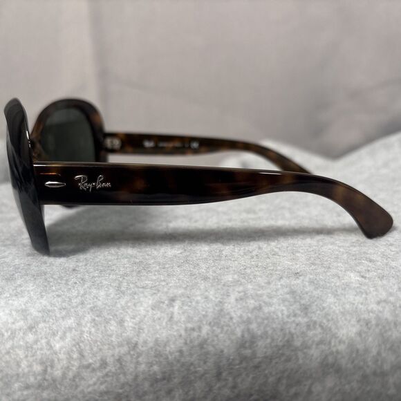 Ray-Ban Sunglasses Womens Jackie Ohh II Tortoise Shell Brown Black RB-4098 Italy - Picture 4 of 9